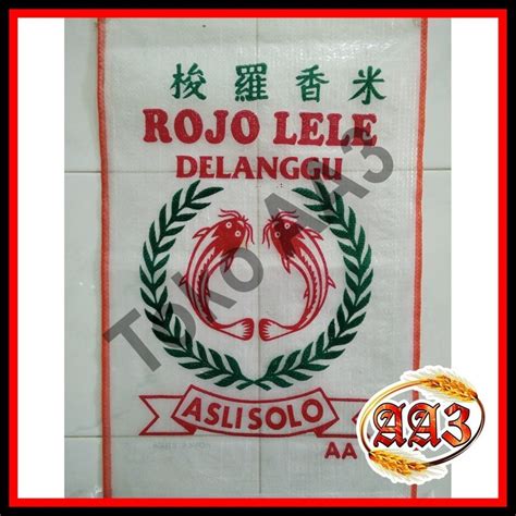 Jual Tokokarungaa3 Karung Beras Transparan Merek Rojolele Delanggu 10kg