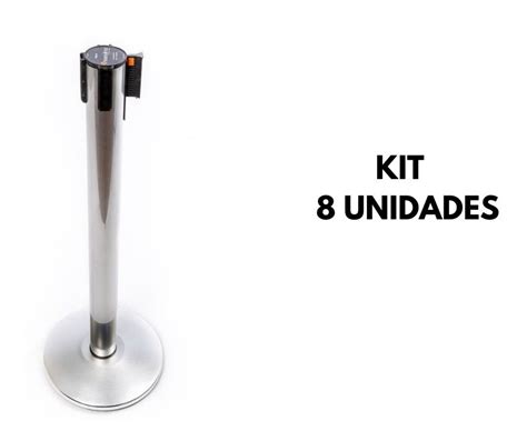 Kit Pedestal Organizador Fila Fita Retratil Qualidade Mercadolivre