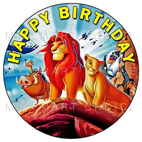 Buy Inch Edible Cake Toppers Lion King Themed Birthday Party