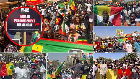 Temps Forts De La Marche Pacifique Et Silencieuse Aar Sunu Elections