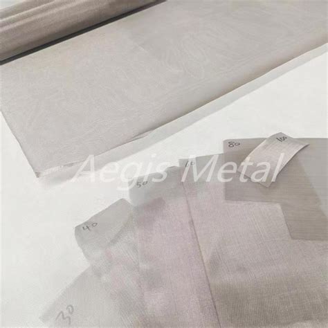 Ultra Fine Aluminium Woven Wire Mesh Micron Aluminium