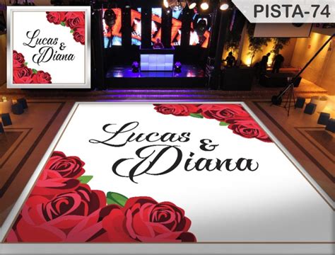 Adesivo pista de dança personalizado casamento 1x1m Elo7