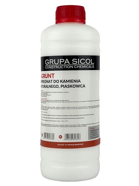 S GRUNT Impregnat Do Kamieni Naturalnych Gipsu 1L 5901549353389