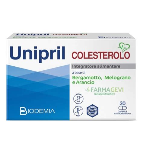 Unipril Colesterolo Capsule Gastroresistenti Farmagevi