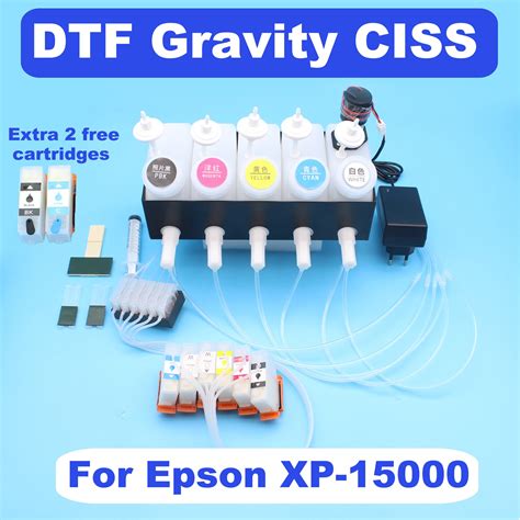 XP 15000 Gravity DTF CISS For Epson XP 15000 DTF White Ink Tank With