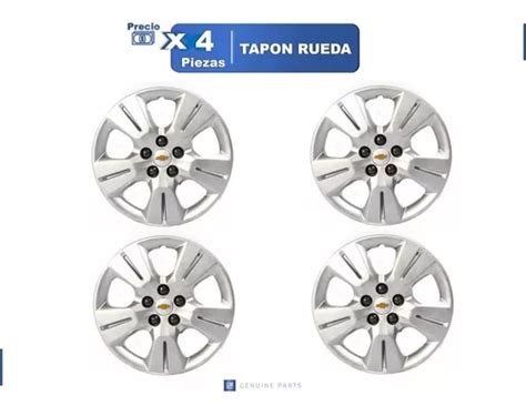 Juego Tapones Rin Rueda 16 Chevrolet Trax 1 4l L4 2017 4 Pz Envío gratis