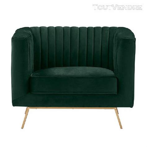 Fauteuil Velours Vert Offres Mai Clasf