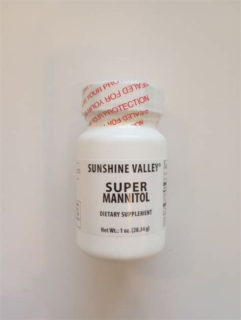 Sunshine Valley Super Mannitol Powder Oz Ebay