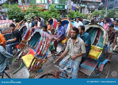 RICKSHAW IN BANGLADESH Editorial Image | CartoonDealer.com #124533118