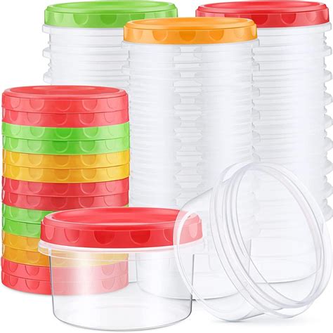 Lot De Petits R Cipients De Conservation R Utilisables En Plastique