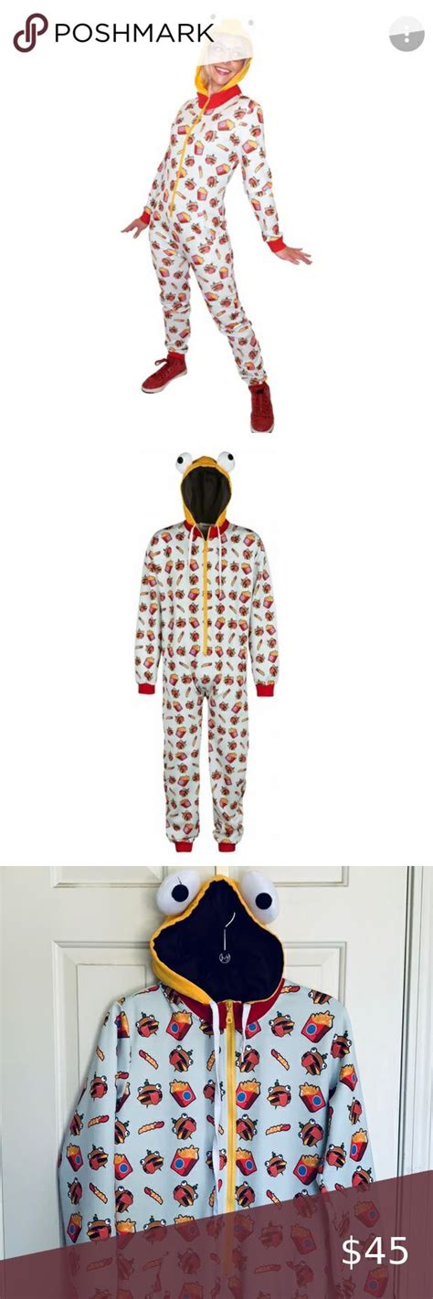 Copy Fortnite Durr Burger Onesie Jumpsuit Onesies Jumpsuit Fashion