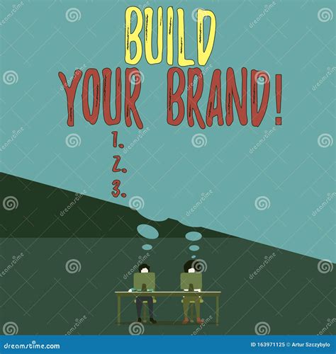 Handwriting Text Writing Build Your Brand Concept Meaning Creates Or