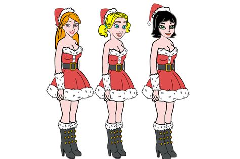 The Ppgs Disneyfied As Sexy Santas By Mrtoonlover83 On Deviantart