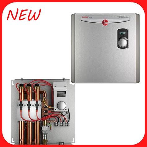 Rheem RTEX 24 24kW 240V Electric Tankless Water Heater Gray R14 EBay