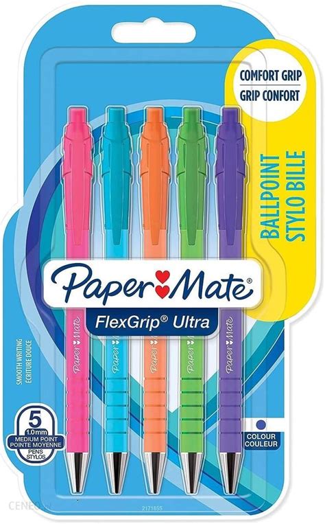 Paper Mate Długopis Automatyczny 1 0 Flexgrip Ultra Niebieski Ceny i