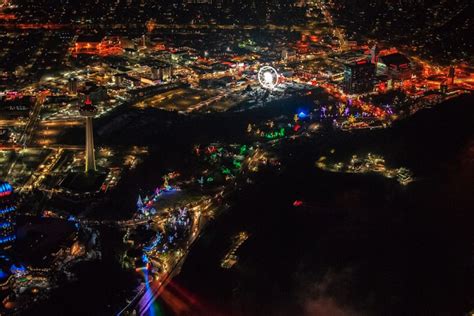 Niagara Falls Canada Nights Lights Helicopter Experience