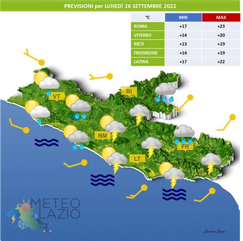 Bollettino Meteo Per OGGI 26 Settembre 2022 E DOMANI 27 Settembre 2022