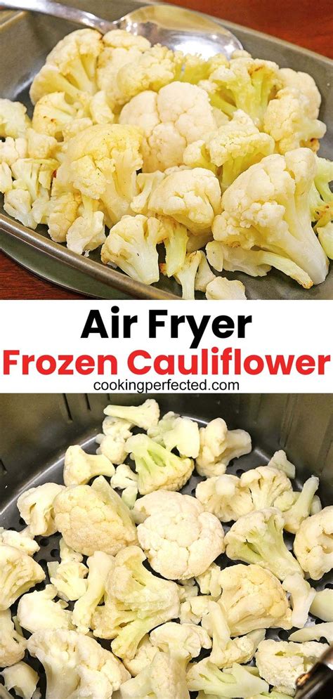 Air Fryer Frozen Cauliflower Recipe Air Fryer Recipes Easy Cooking Sweet Potatoes Air