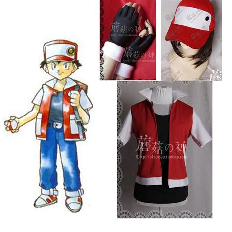 Buy 2016 Hot Pocket Monsters Red Ash Ketchum Satoshi Cosplay Costume From