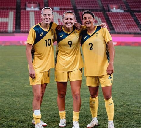 Emily Van Egmond Caitlin Foord And Sam Kerr At The Tokyo Olympics