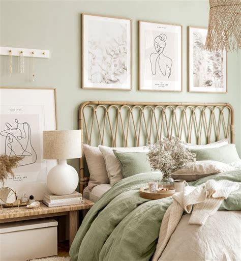 Bedroom Wall Art Gallery Walls Green Room Ideas Bedroom Green