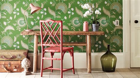 Accent Wall Ideas For Living Room With Wallpaper | Two Birds Home