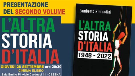 L ALTRA STORIA D ITALIA CESENA 28 SETTEMBRE