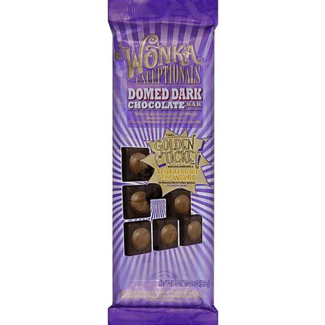 Wonka Exceptionals Domed Dark Chocolate Candy Bar | Chocolate | Chief ...