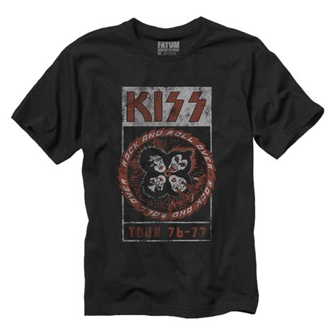 Camiseta Kiss Rock And Roll Over Shopee Brasil