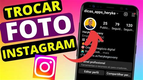 COMO MUDAR FOTO DE PERFIL DO INSTAGRAM 2024 YouTube