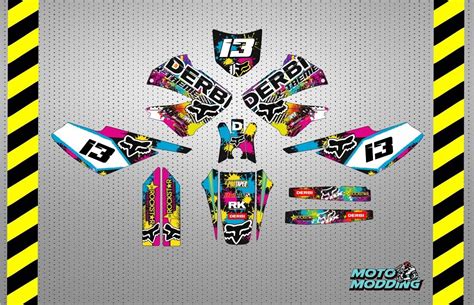 Kit Vinilos Derbi Senda Xtreme Stickers Vinyls Decals Autocollant