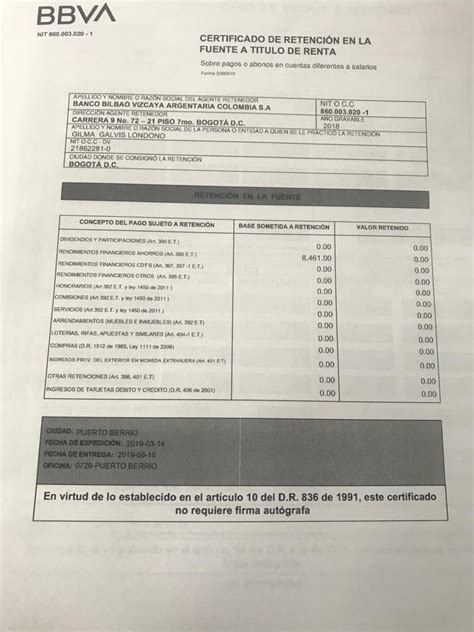 Modelo Certificado De Retenciones Para Rellenar Actualizado Hot Sex