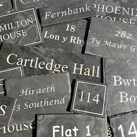 Browse Products | Welsh Slate House Signs