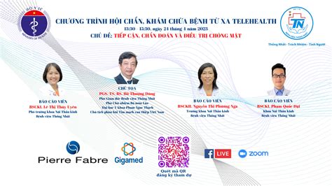 CHƯƠNG TRÌNH HỘI CHẨN KHÁM CHỮA BỆNH TỪ XA TELEHEALTH VỚI CHỦ ĐỀ TIẾP