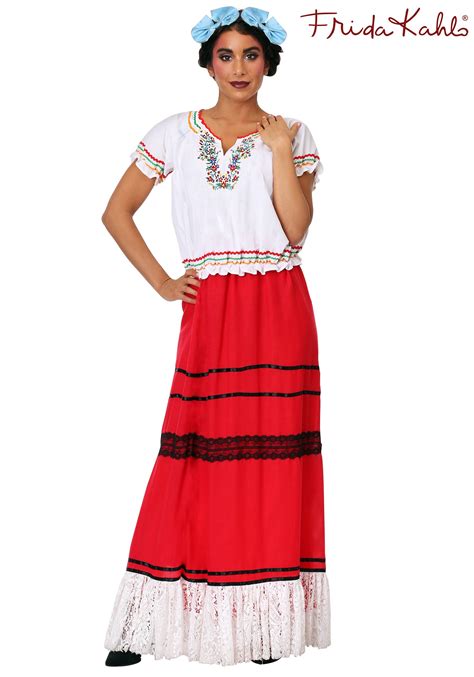 Red Frida Kahlo Women's Costume