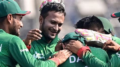 Shakib Al Hasan Becomes First Bangladesh Bowler To Scalp Odi Wickets