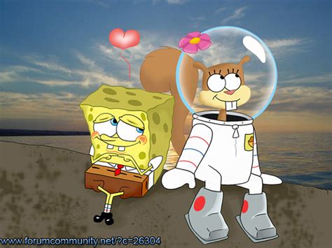 sendy+sponge - sandy + spongebob Photo (7287299) - Fanpop