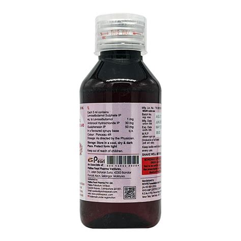 Buy Dot Cough Ls Raspberry Flavour Syrup Ml Online At Upto Off