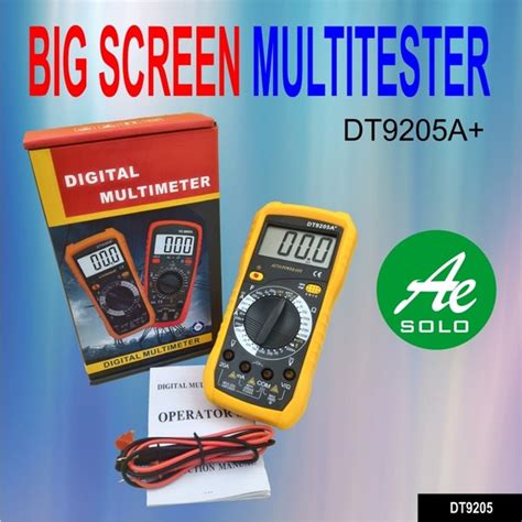 Jual Multitester Multimeter Avo Meter Digital Dt A Di Lapak Anugrah