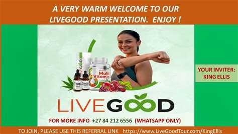 Livegood Business Opportunity Presentation Youtube