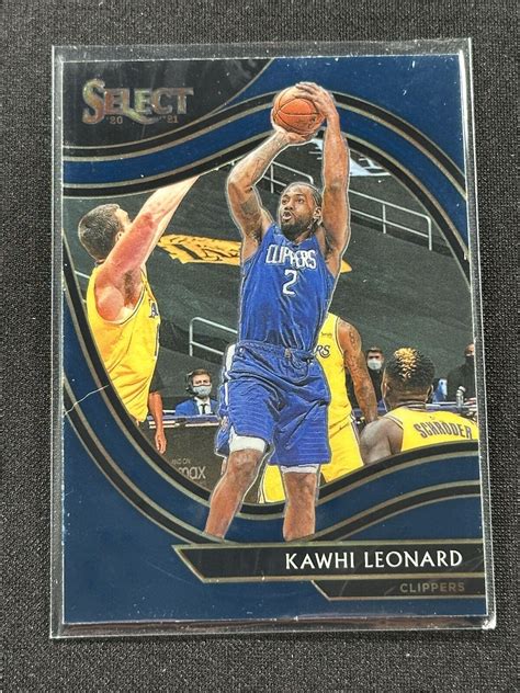 2020 21 Panini Select Kawhi Leonard 208 Blue Los Angeles Clippers EBay