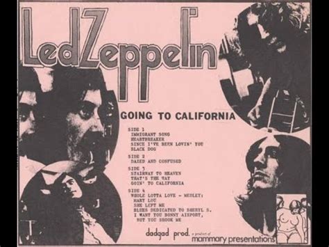 Led Zeppelin Goin To California YouTube