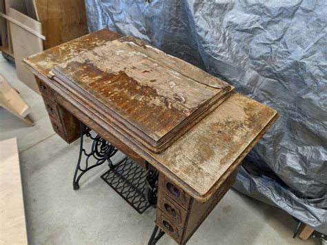 Singer Sewing Machine Repurposed Antique Sewing Machine Table Old