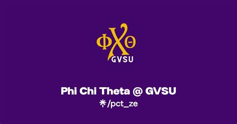 Phi Chi Theta GVSU Instagram Facebook Linktree