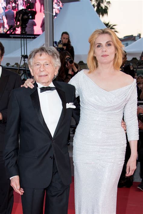 Photo Roman Polanski Et Sa Femme Emmanuelle Seigner Descente Des