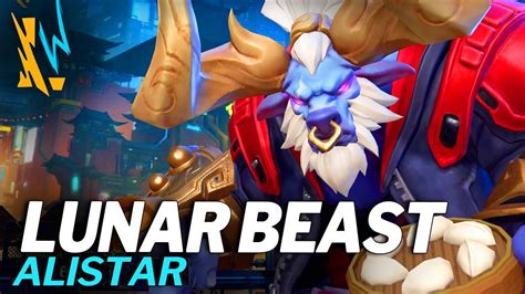 Lunar Beast Alistar Skin Spotlight League Of Legends Wild Rift YouTube