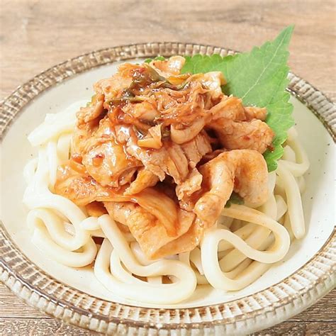 豚キムチ冷やしうどん 作り方・レシピ クラシル