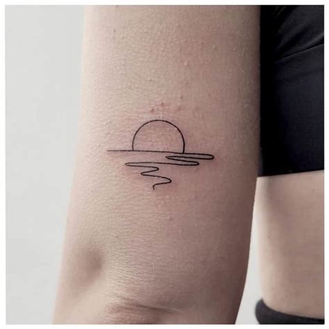 23 Sunset Tattoo Ideas For All The Nature Lovers Out There