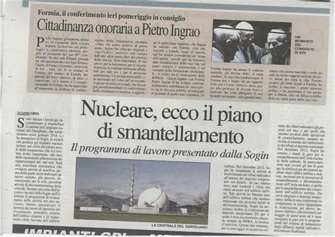 Pontinia Ecologia E Territorio Centrale Nucleare Del Garigliano La