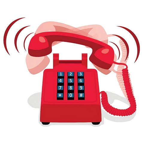 Animated Ringing Telephone Clipart